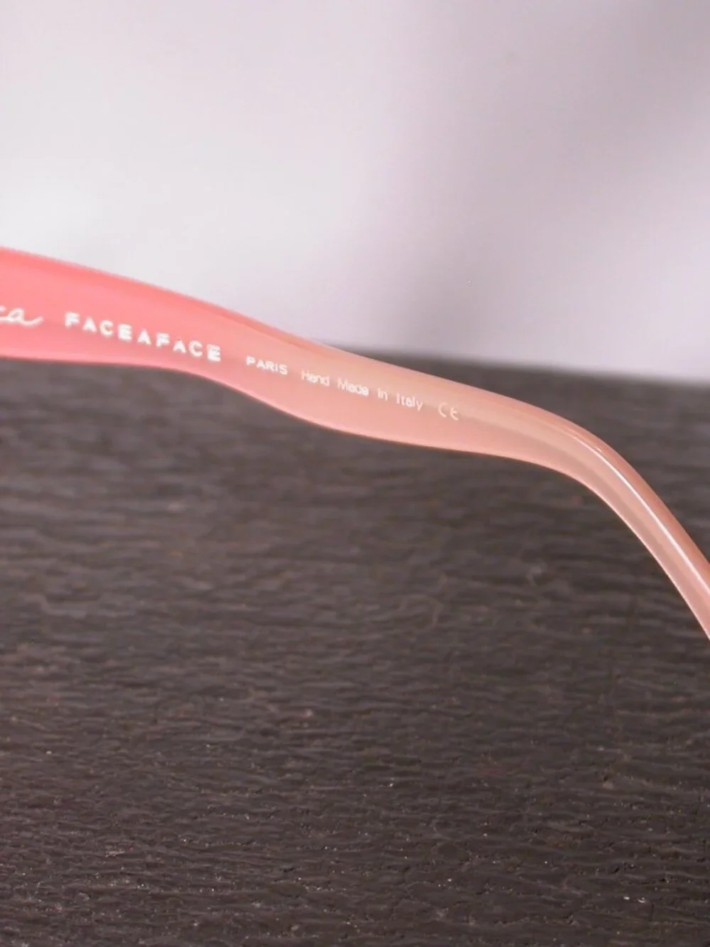 Face A Face Red Stripes Bocca Rock Stylish Eyeglasses Frames Hand Made in Italy